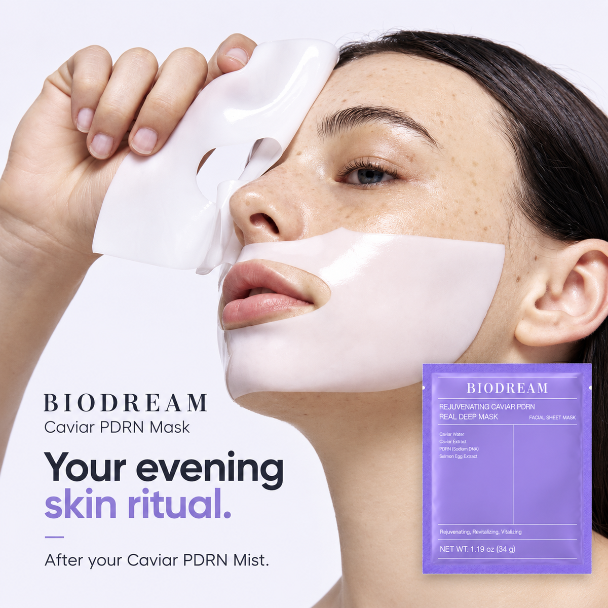 BIODREAM Caviar PDRN Mask — Evening Care